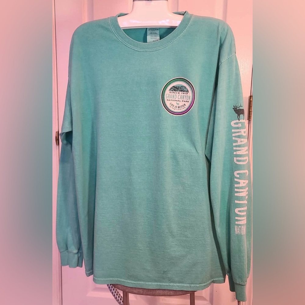 Mint green Long Sleeve Grand Canyon Shirt